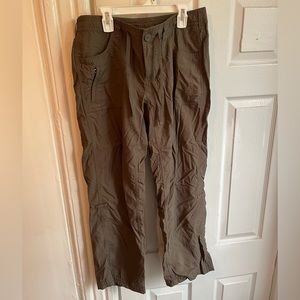 North Face Hiking Capri Pants with Tie Waste